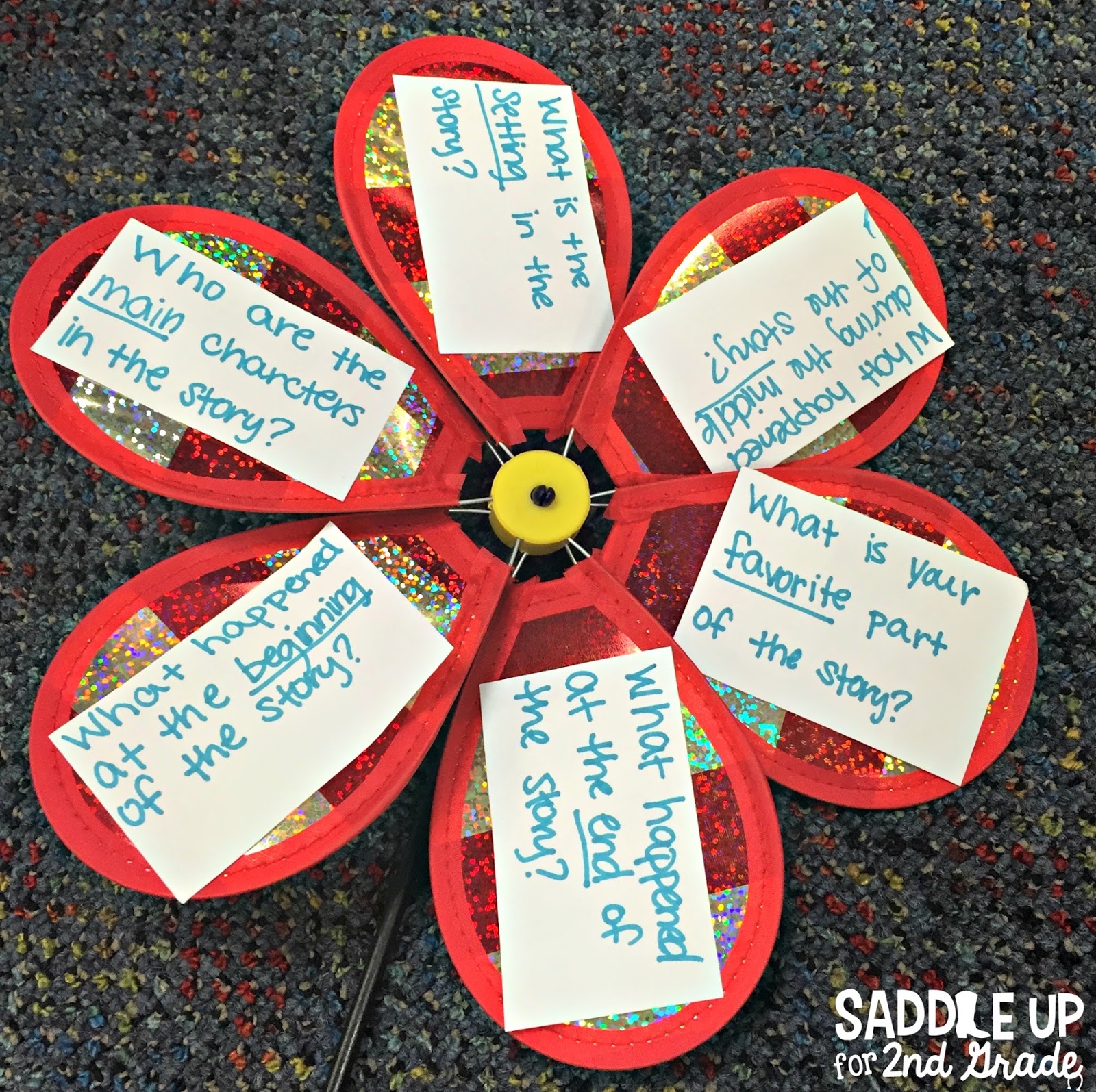 Comprehension Pinwheels are a fun and unique way to check for understanding during your small group time. Come check out these fun tools that you can use for all subject areas. 