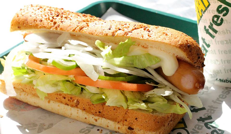 Japanese Snack Reviews Subway Japan Coarse Ground Sausage Sandwich and