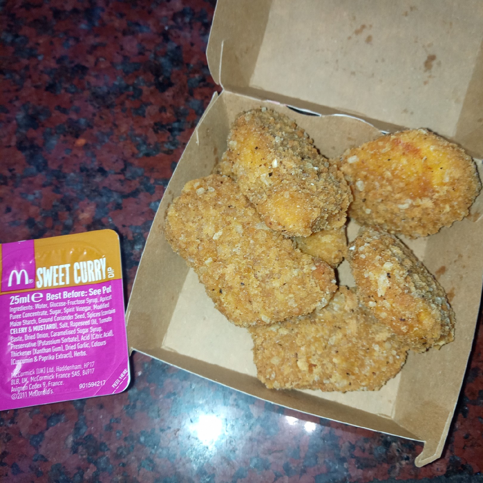 Supersupergirl's Food Reviews McDonalds Katsu Curry Chicken McNuggets