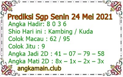 Prediksi Angka Main 2d Sgp Hari Ini Prediksi Angka Main 2d Sgp Hari Ini