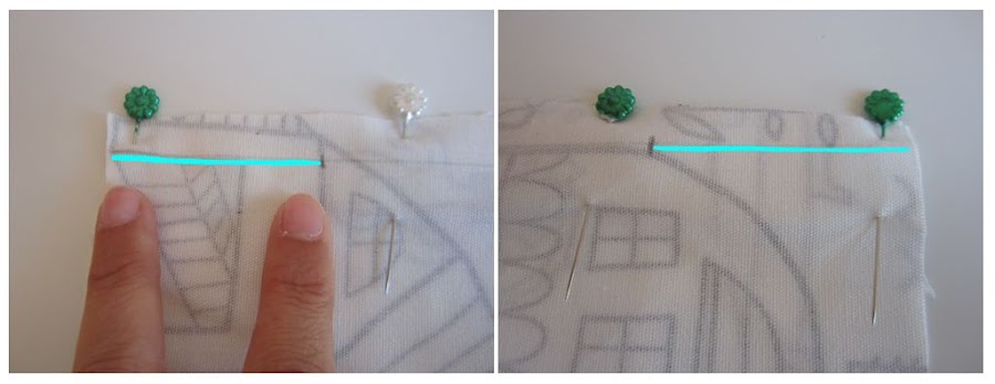 mis nancys, mis peques y yo, tutorial funda de cojin coser laterales