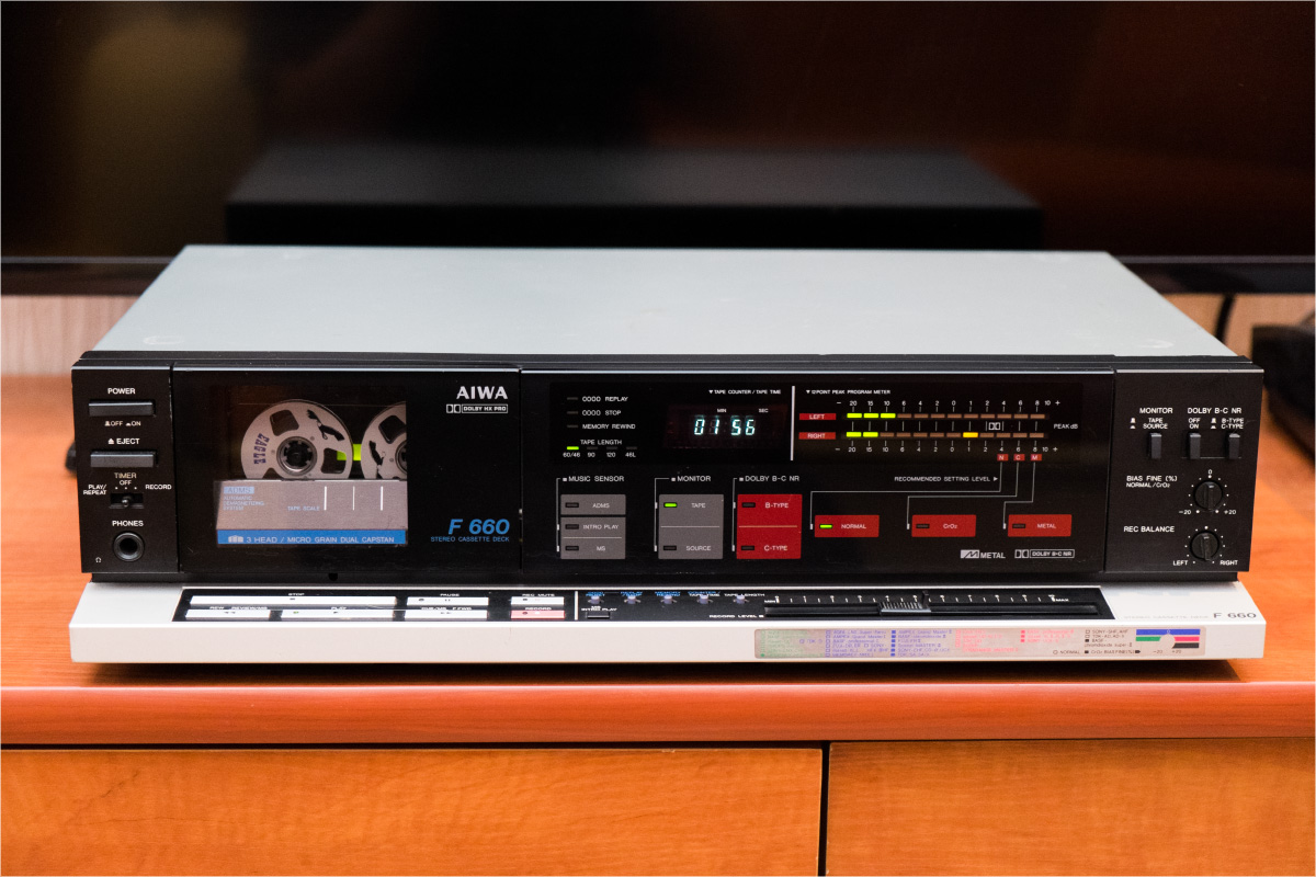 Vintage Audio Stereo Cassette Deck AIWA F660