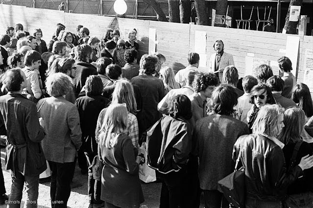 Almstriden i Kungsträdgården Stockholm 1971