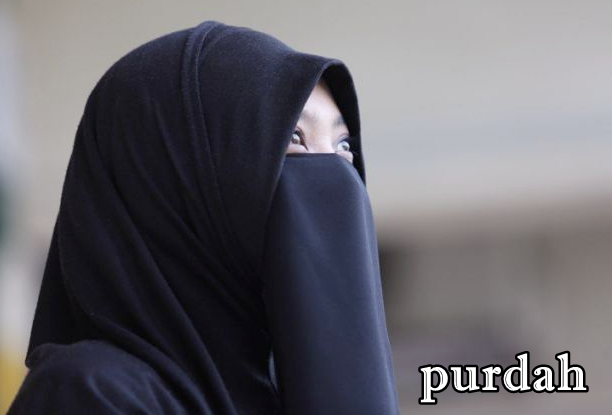 beza purdah niqab dan burqa