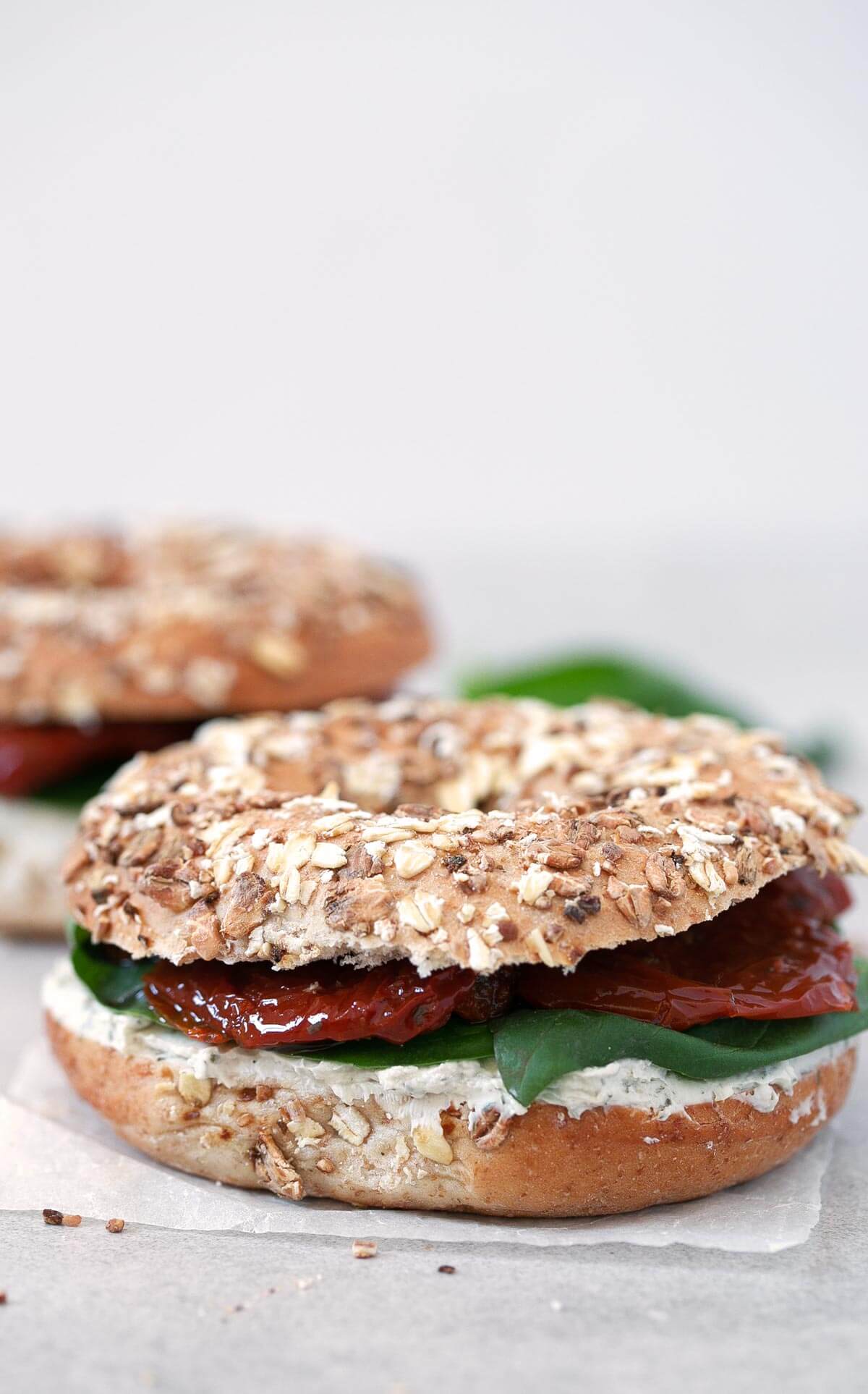 Vegan Bagels.- I love having these vegan bagels for breakfast when I want to pay homage to myself, although they can also be eaten as a snack or for a quick lunch or dinner. Vegan Bagels.- I love having these vegan bagels for breakfast when I want to pay homage to myself, although they can also be eaten as a snack or for a quick lunch or dinner.