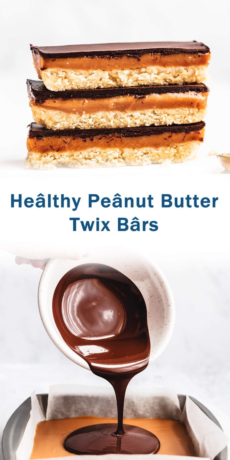 Heâlthy Peânut Butter Twix Bârs 3 SECONDS