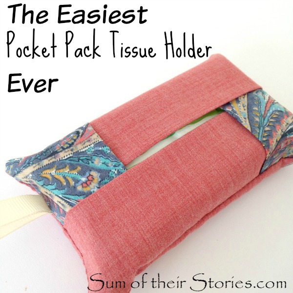 The Easiest Pocket Pack Tissue Holder Ever - Sum of their Stories