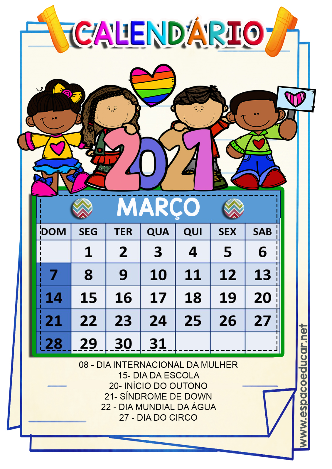 calendário