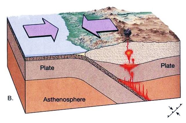 Pergerakan Konvergen Di Dasar Laut Sering Menimbulkan