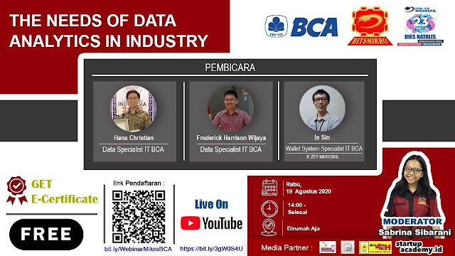 Webinar The Needs of Data Analytics in Industry