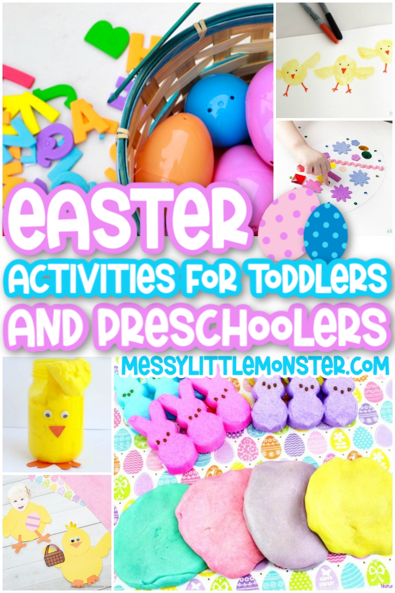 25 Fun Easter Activities For Toddlers Preschoolers Messy Little Monster
