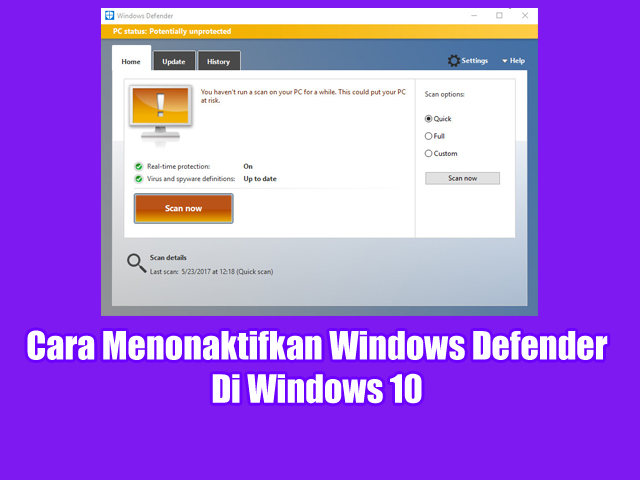 Cara Menonaktifkan Windows Defender Di Windows 10 - Andronezia