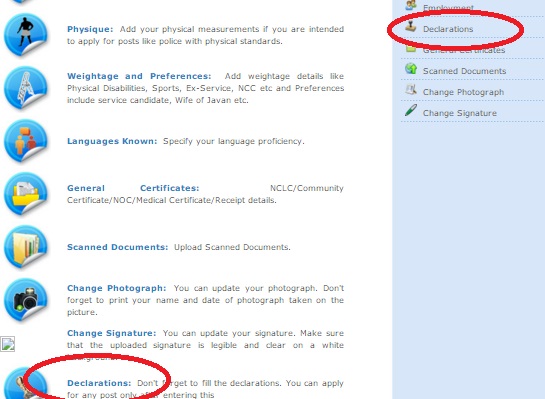 New Declaration is required PSC – Kerala PSC Info
