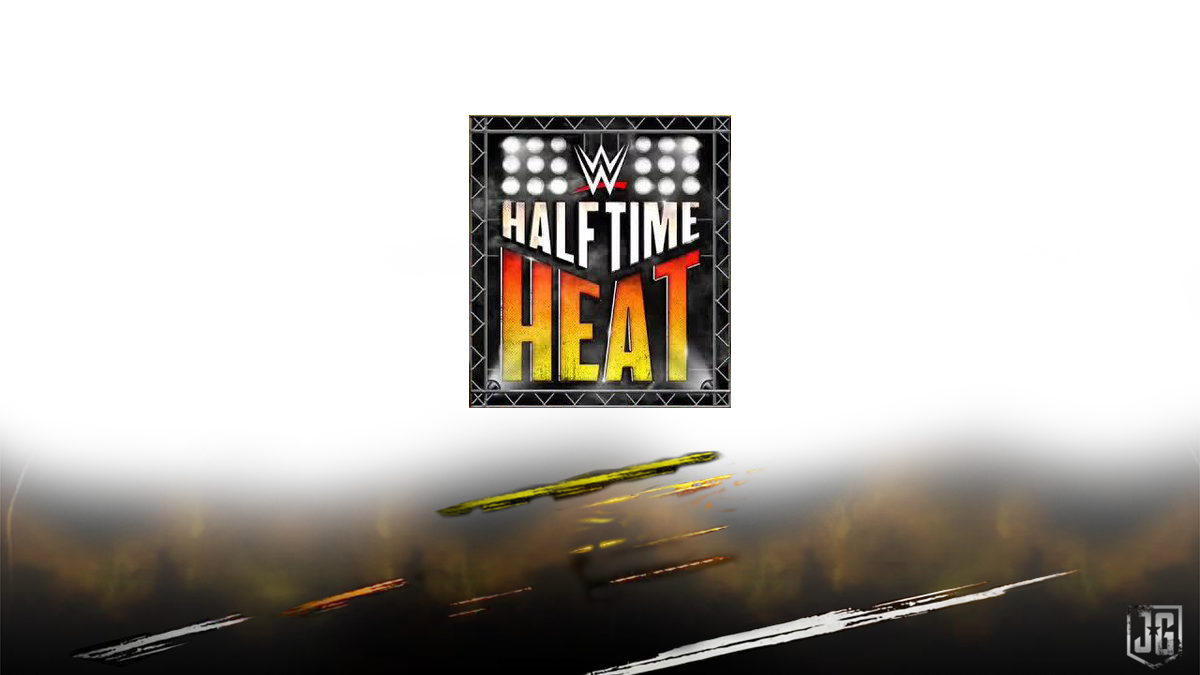 WWE Half time heat 2019 match card psd template.