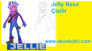 How to draw Jelly – Jelly Nasıl Çizilir – Fortnite Bölüm 2 – Boyama Sayfası İle Çizim Yap