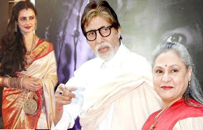 Rekha, Jaya Bachchan, Amitabh Bachchan