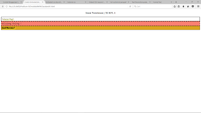 Contoh dari Casacading Style Sheet (CSS) - Serba Serbi Programming