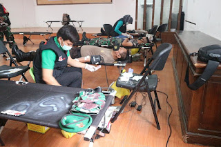 Sambut Hut Bhayangkara Ke-75, Polres Pinrang Gelar Aksi Donor Darah