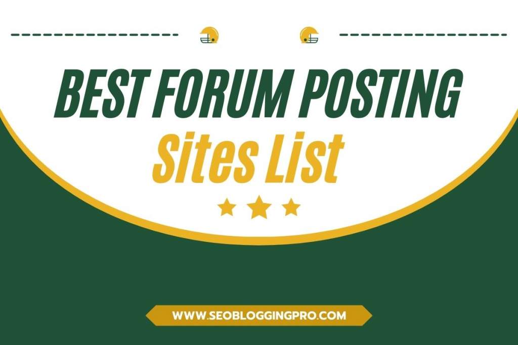 fourm posting websites