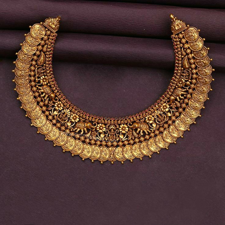Designer golden necklace jewellery