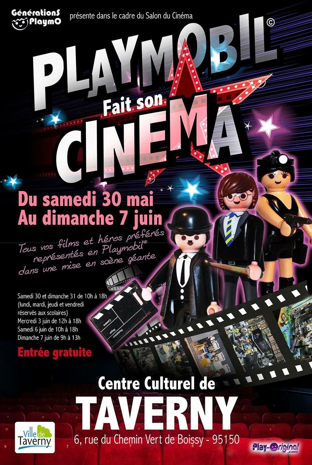 Les Studios de Cinéma de Taverny, 30 mai-7 juin 2015