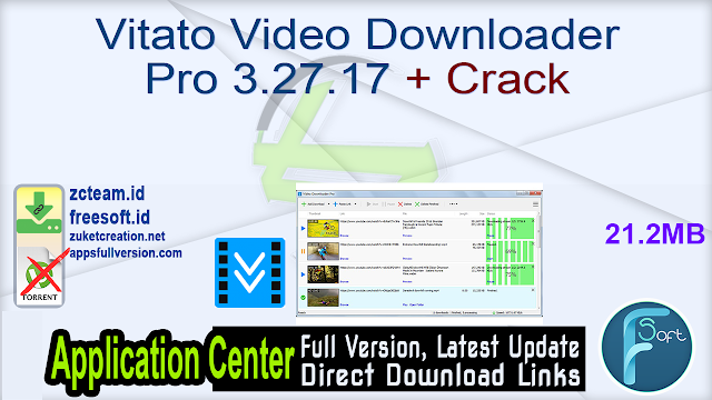 Vitato Video Downloader Pro 3.27.17 + Crack_ ZcTeam.id