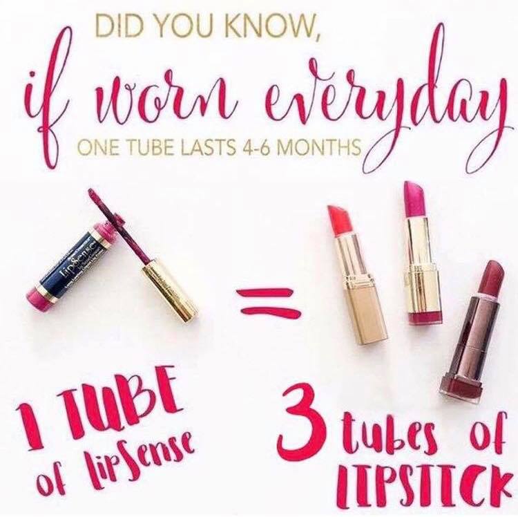 Ila's Kiss n Tell LipSense One Tube Will Last You 46 Months!