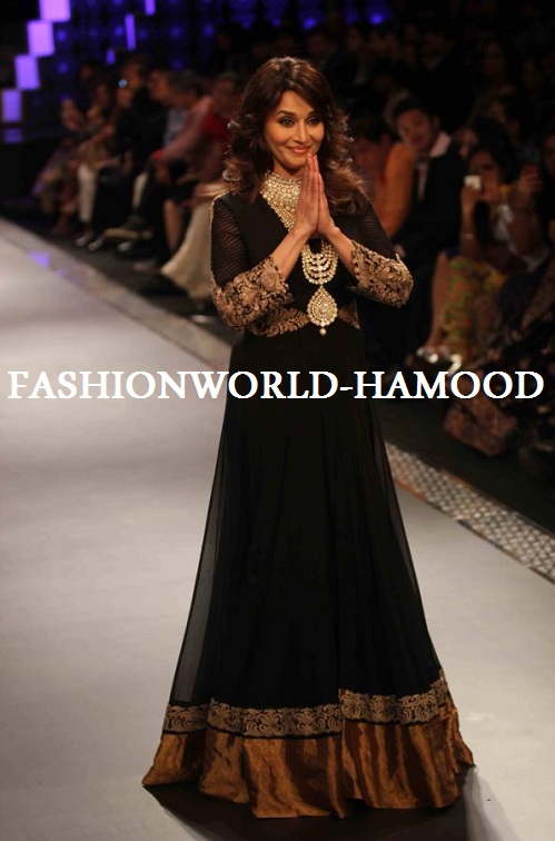 Madhuri Dixit In Designers Anarkali Suits 2012 Vega Fashion Mom