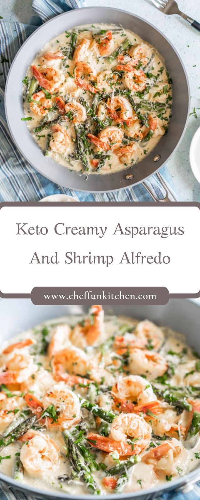 Keto Creamy Asparagus And Shrimp Alfredo Keto Creamy Asparagus And Shrimp Alfredo