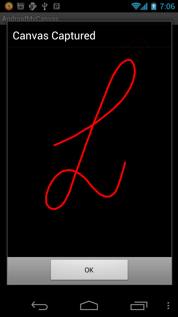 Android Coding Get the canvas bitmap of custom View