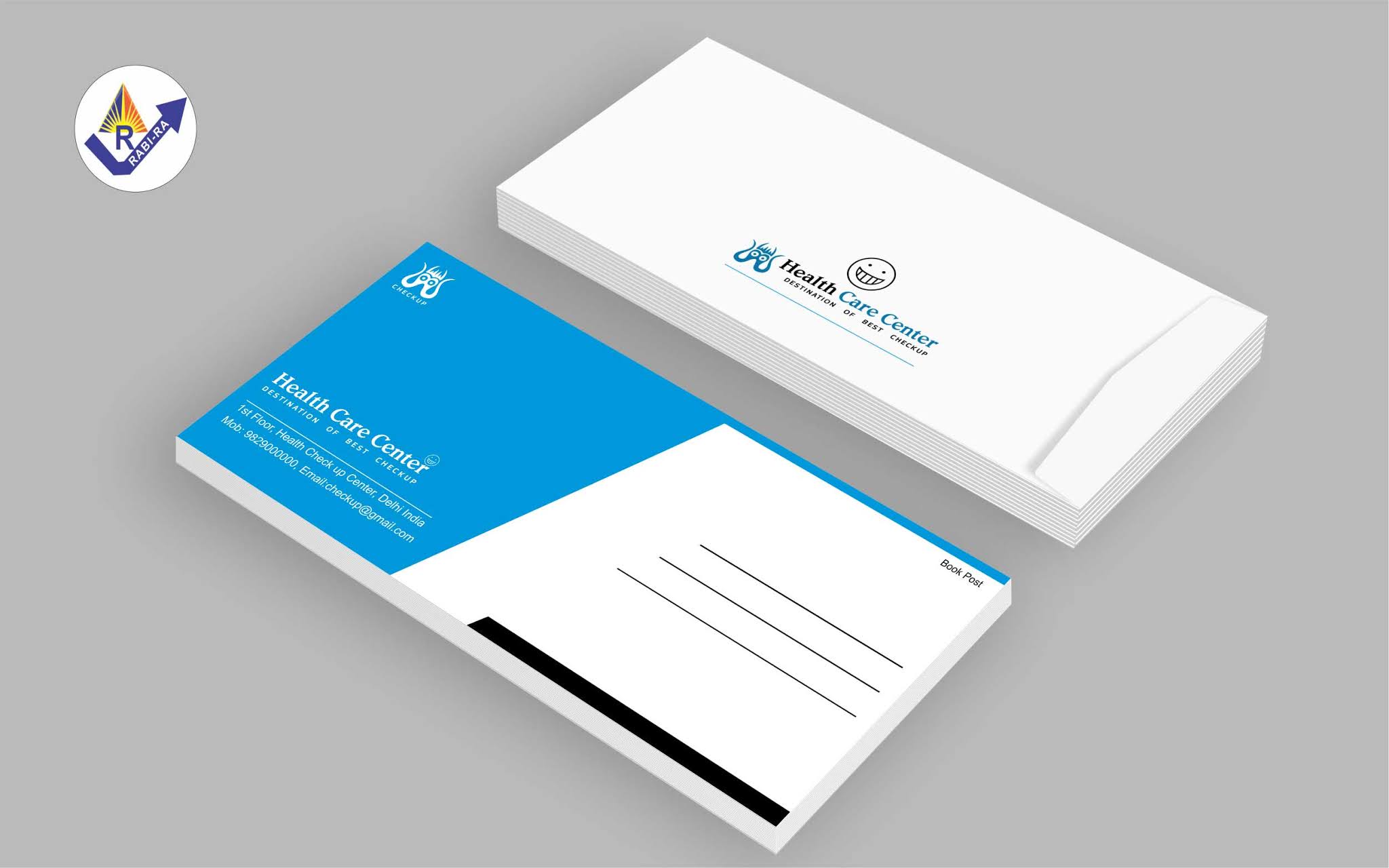 Print or Buy Online Envelope 9.70 x 4.20 Inch Multi Color 100GSM Deo Paper including Business