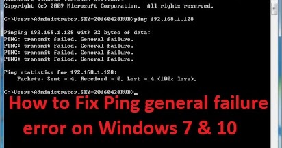 ping transmit failure ping transmit failure