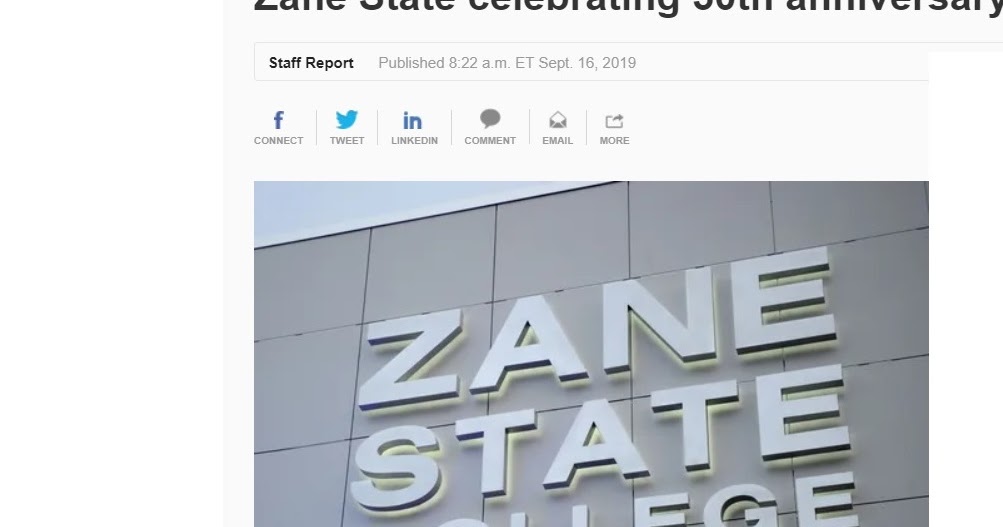 College History Garden Zane State College Celebrates 50th Anniversary