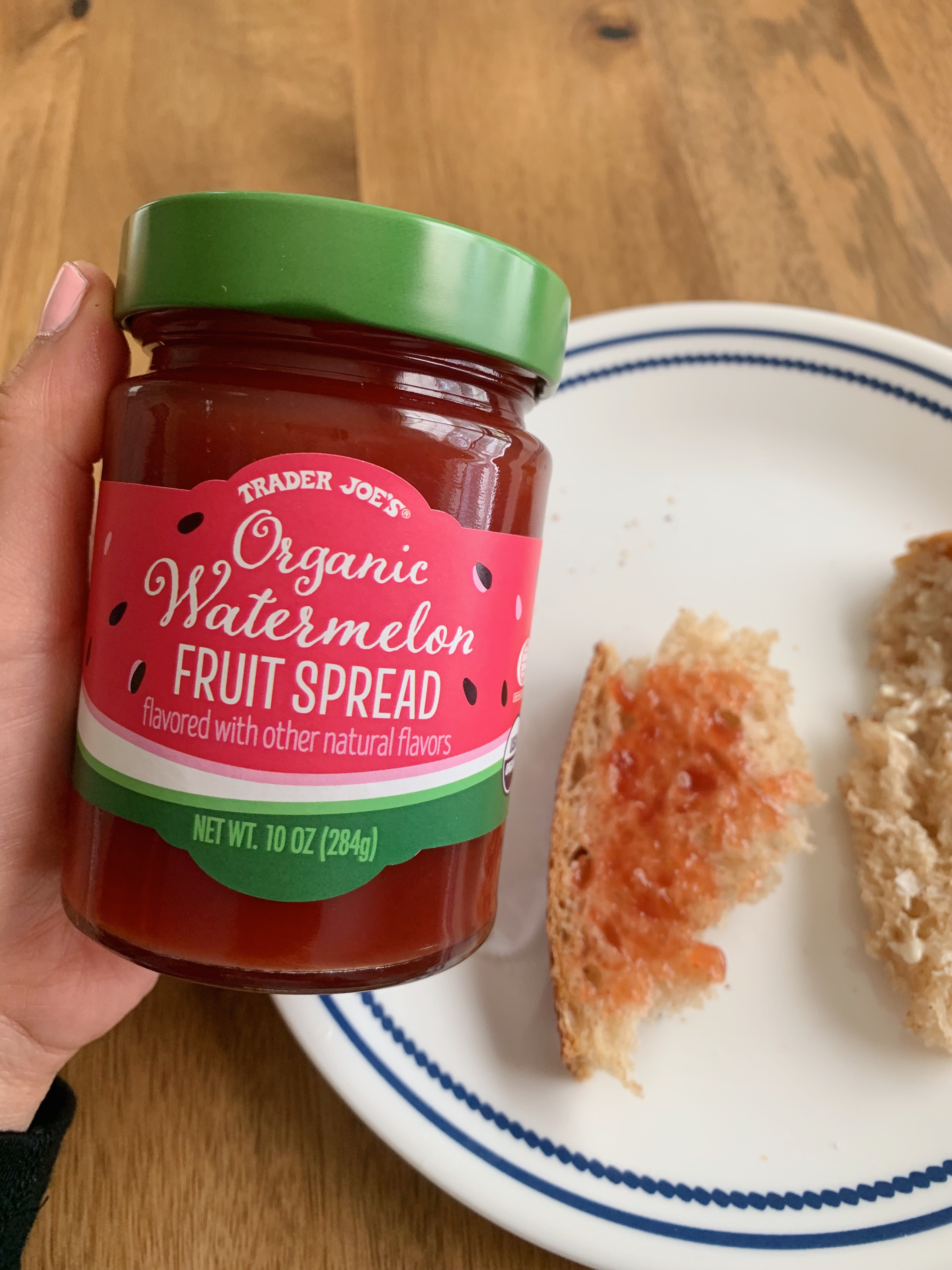 Trader Joe's Sparkling Watermelon Juice and Trader Joe's Watermelon Fruit Spread