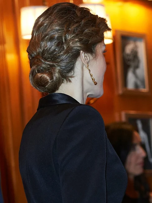 King Felipe VI of Spain and Queen Letizia of Spain attend the 'Francisco Cerecedo' journalism award 