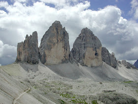 The Tre Cime di Lavaredo, where Cassin embarked on some of his earliest climbing challenges
