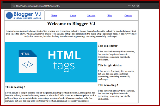Website Designing Course in Telugu | How to create web layout using Table in HTML | Part -2 Website Designing Course in Telugu | How to create web layout using Table in HTML | Part -2