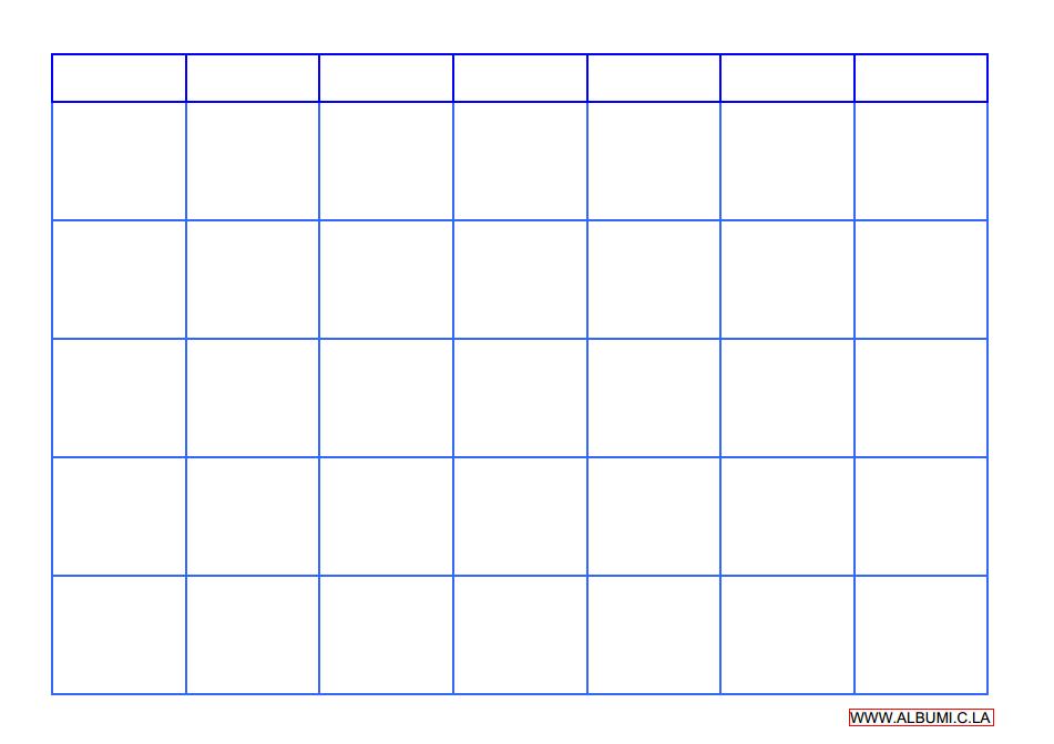 Printable Blank Calendar Grid Example Calendar Printable | Labb by AG