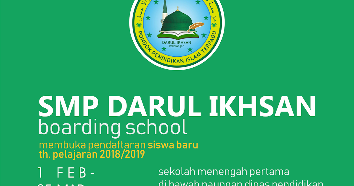 Pendaftaran Pondok Pesantren Pekalongan Darul Ikhsan Pendaftaran Pondok Pesantren Pekalongan Darul Ikhsan
