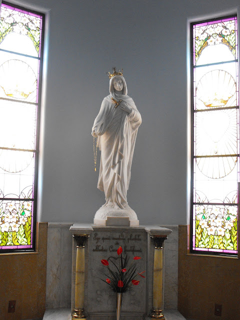 A linda e comovente imagem de Nossa Senhora da Saudade, uma devoção iniciada no Carmelo de São José, em Petrópolis