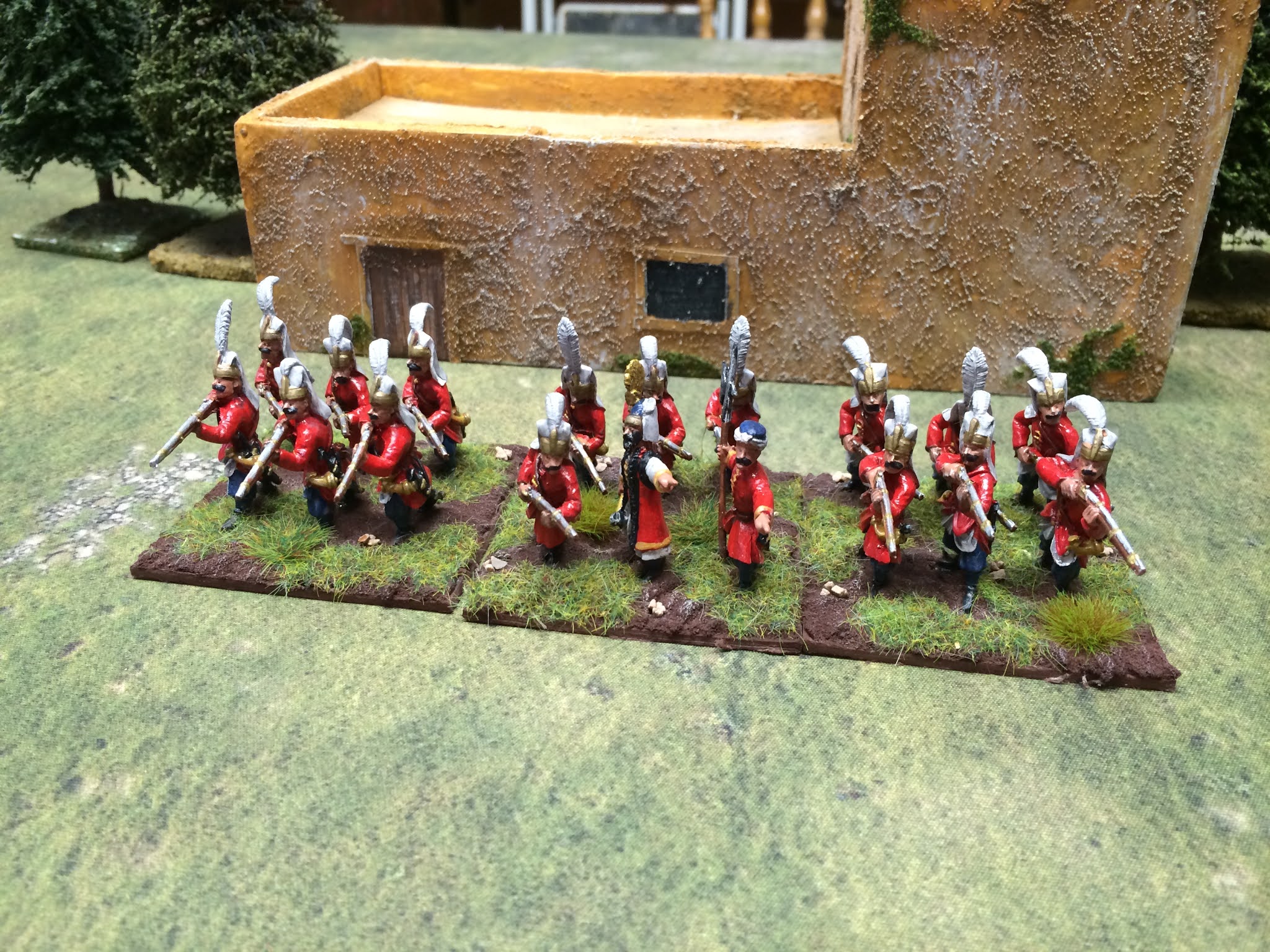 Cirencester wargames 28mm Ottoman Janissaries the end is in sight