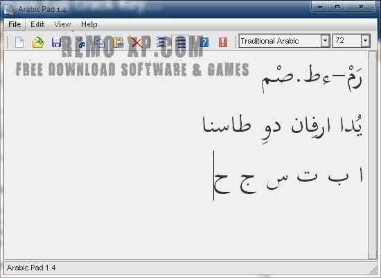 Arabic Pad 1.4 Tool Buat Menulis Huruf Arab DOTWebid