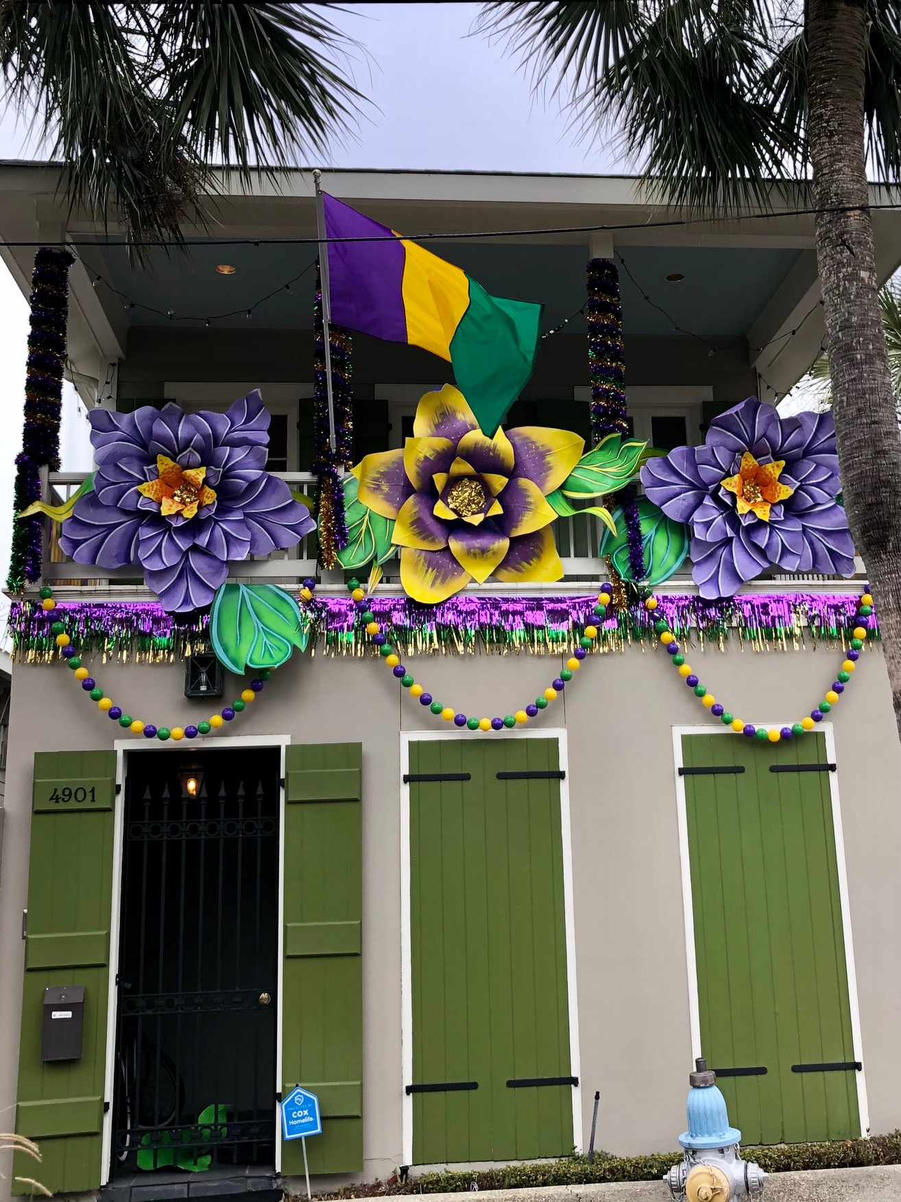 The Uptown Acorn Mardi Gras Mambo House Floats {Coliseum & Upperline}