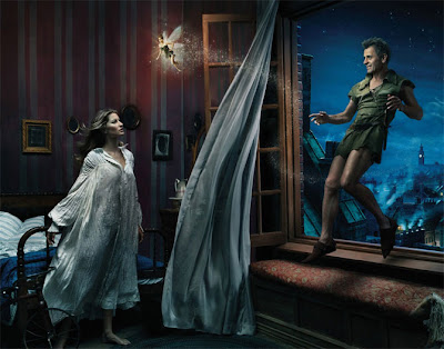 Gisele Bundchen as Wendy, Tina Fey as Tinker Bell, Mikhail Baryshnikov as Peter Pan