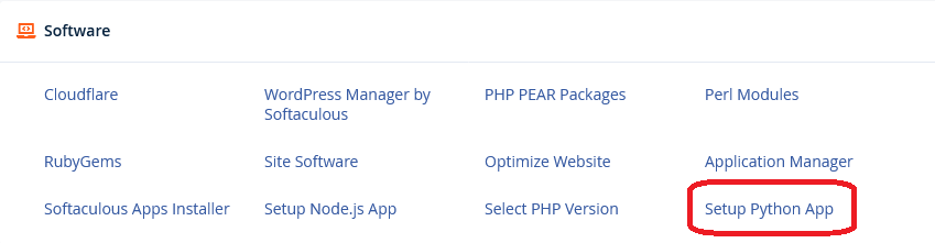 how to cara install django phyton di cpanel hosting