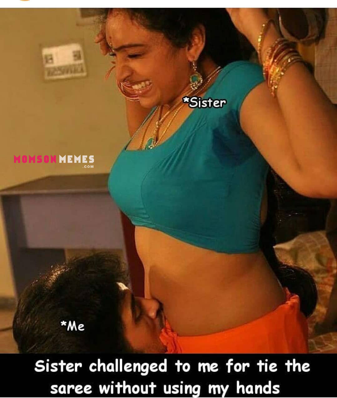 Sister Fantasy Caption - Sister's challenge! - Incest Mom Son Captions Memes