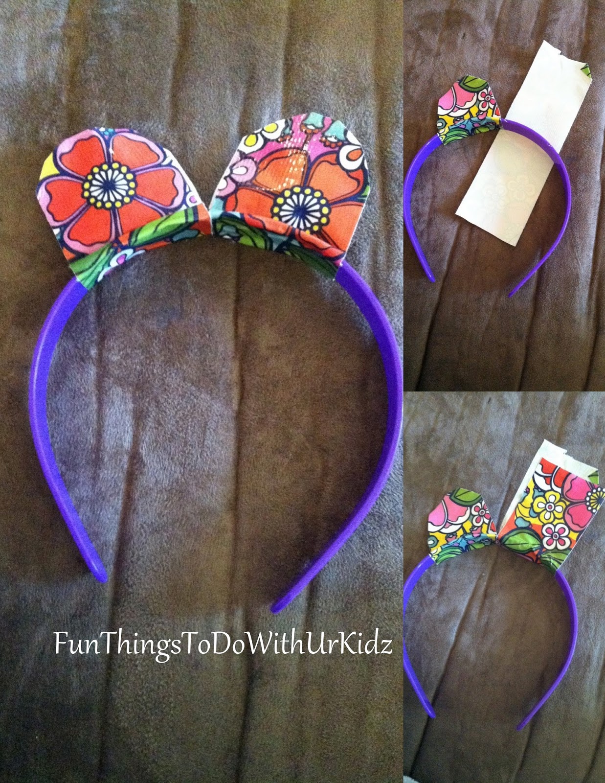 Duct tape animal ears