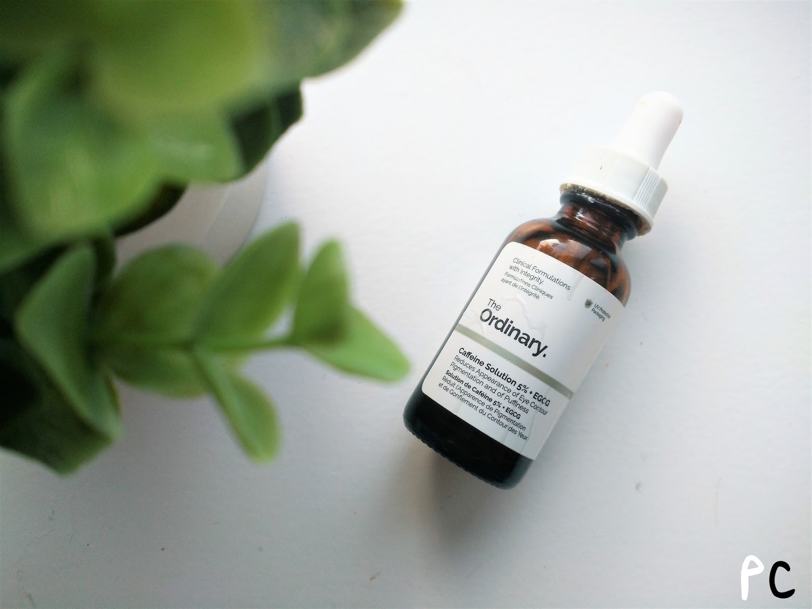 the ordinary caffeine solution uses