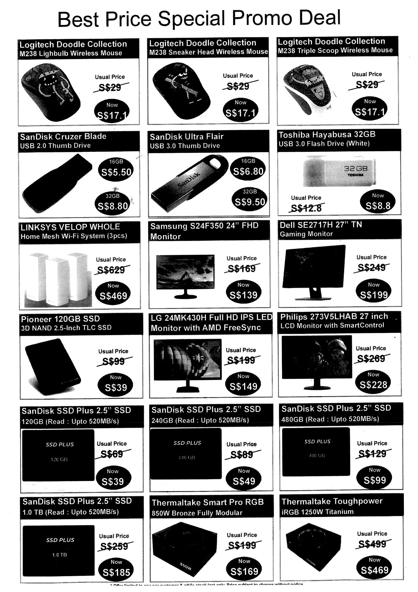 SG PC Fair Online Brochures, Flyers and Price List Best Price