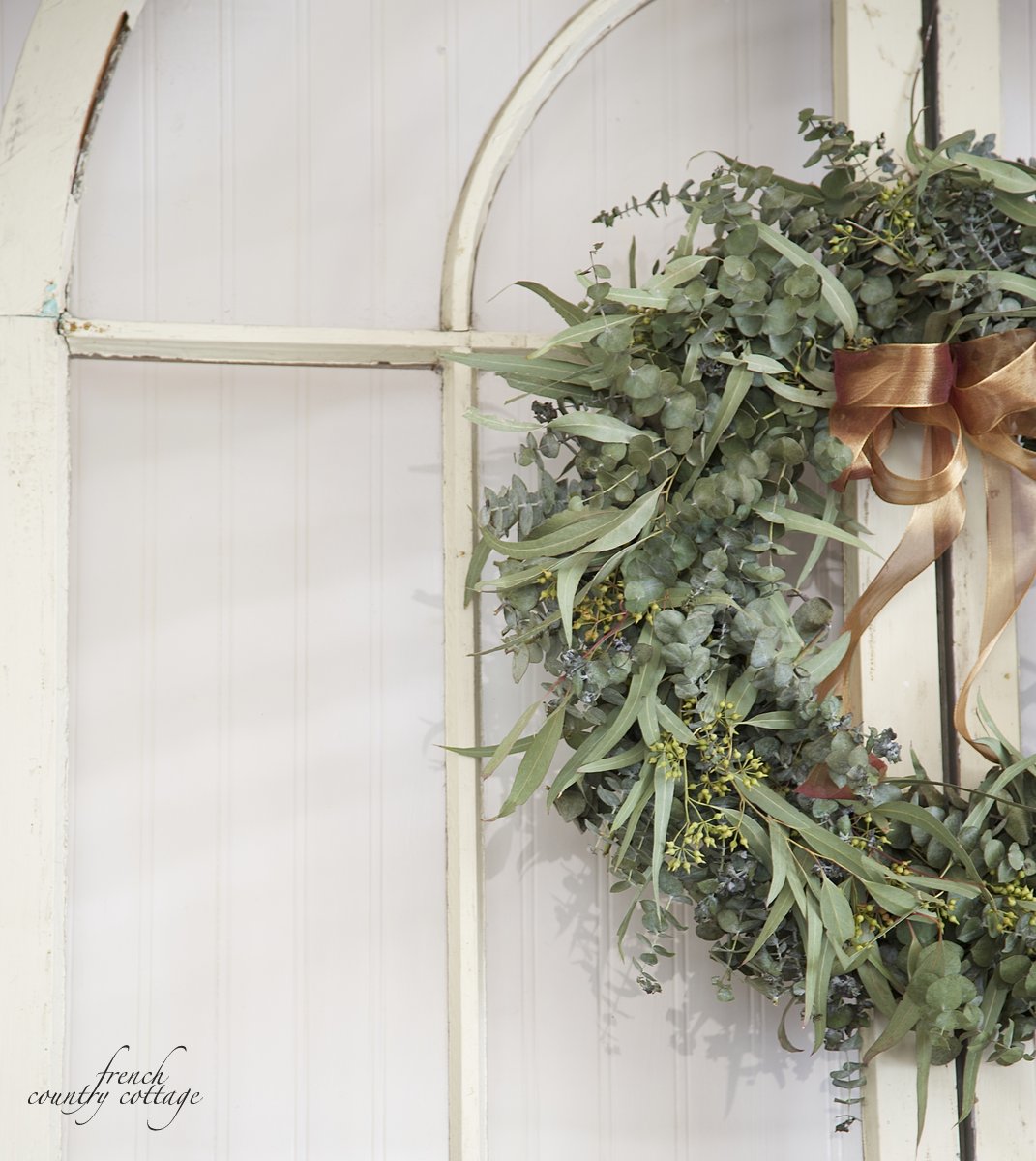 Fresh Eucalyptus Wreath FRENCH COUNTRY COTTAGE
